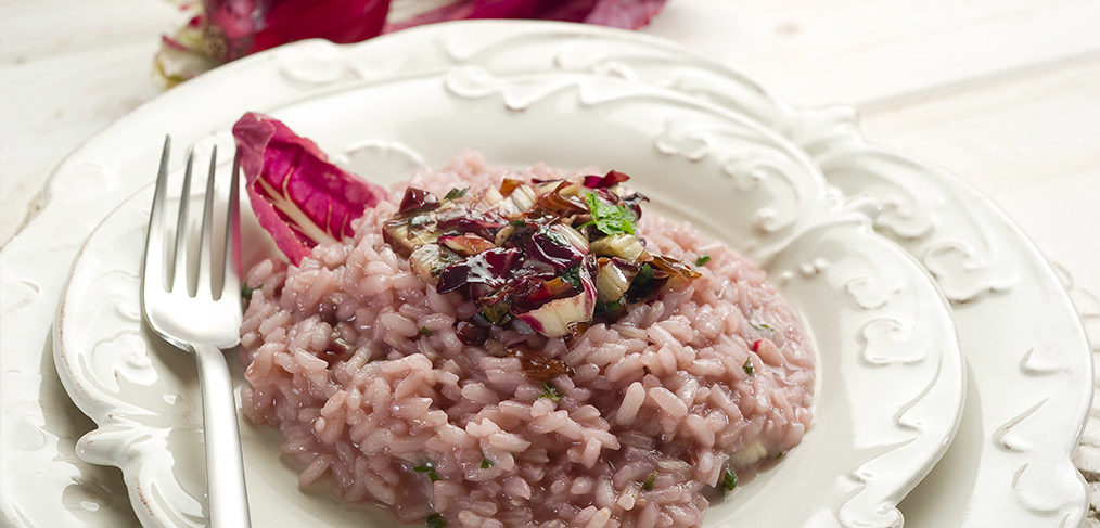 risotto al radicchio e roero rosso docg